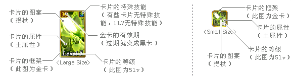 卡片属性和框架说明